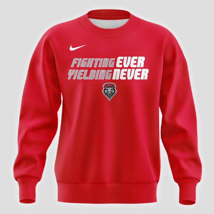 2025 "Fighting Ever Yielding Never" Red Sweat