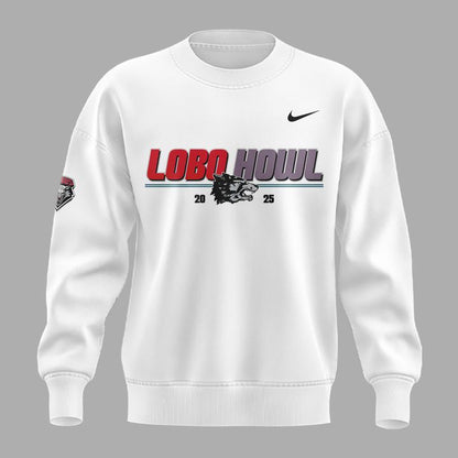 2025 "LOBO HOWL" White Sweat