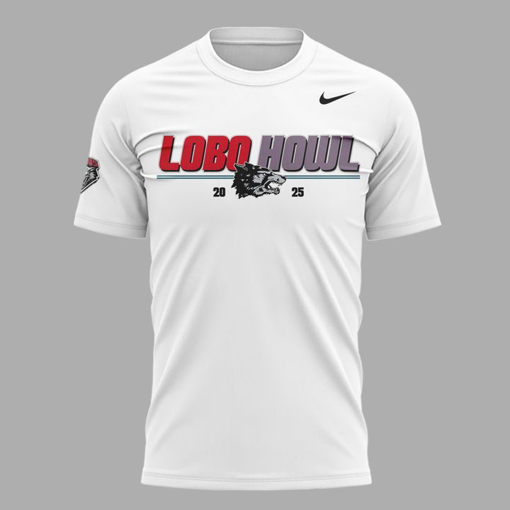2025 "LOBO HOWL" White T-Shirt