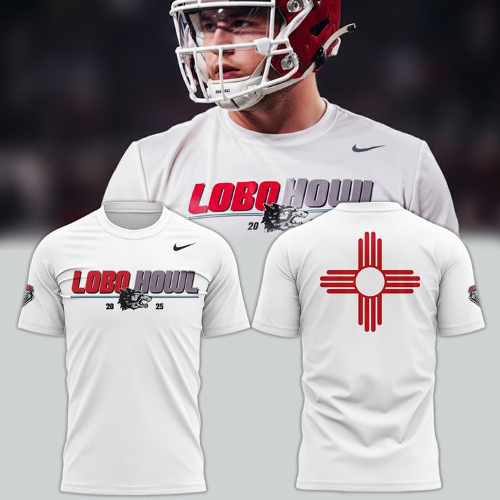 2025 "LOBO HOWL" White T-Shirt