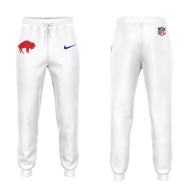 Buffalo Bills Nike 2025 Classic Logo Hoodie V2 - White