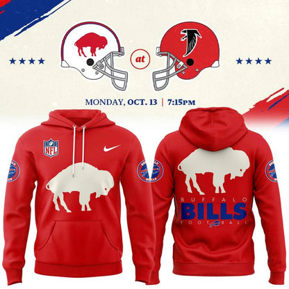 Buffalo Bills Nike 2025 Classic Logo Hoodie - Red