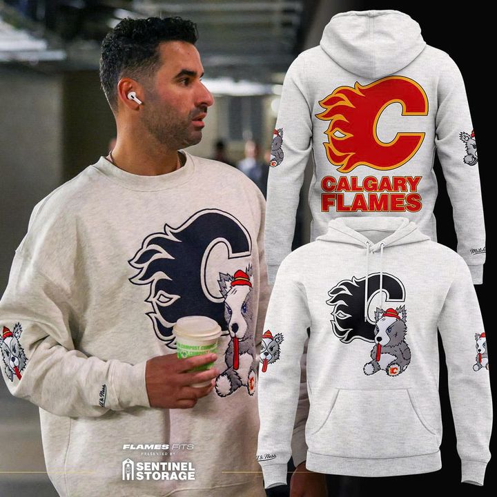 Mitchell & Ness Calgary Flames Hoodie V2