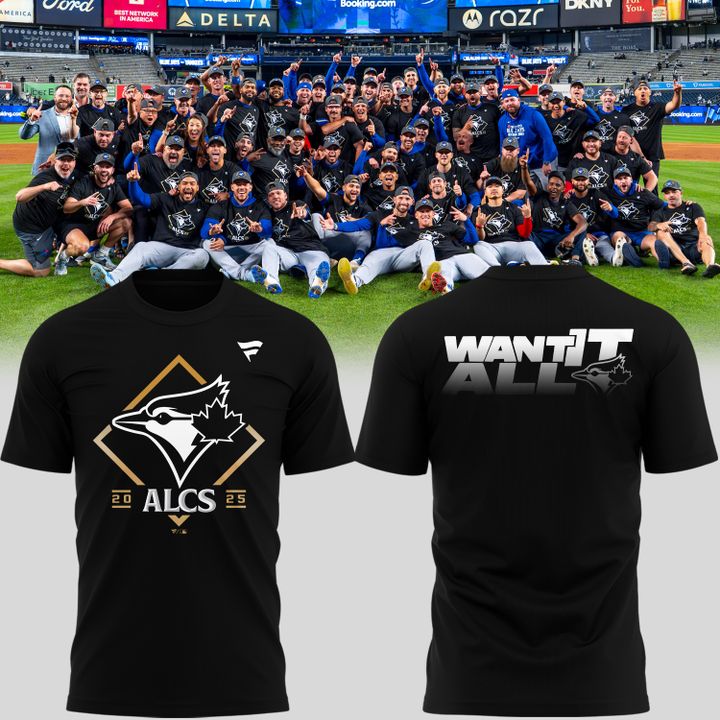 Limited Edition Toronto Blue Jays  2025 Division Series Champions T-Shirt black for fans.