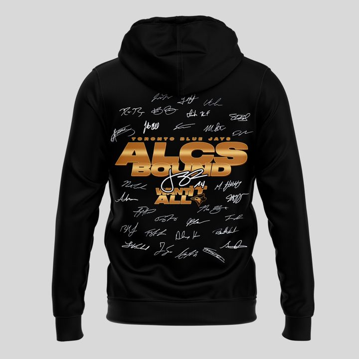 Limited Edition Youth Toronto Blue Jays  Black 2025 American League Division Series Champions Locker Room hoodie