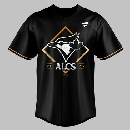 Limited Edition Youth Toronto Blue Jays  Black 2025 American League Division Series Champions Locker Room Jersey