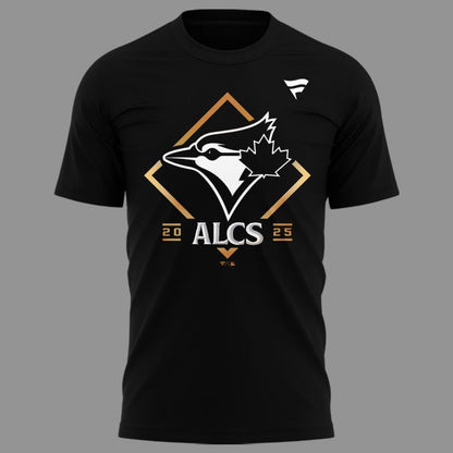 Limited Edition Youth Toronto Blue Jays  Black 2025 American League Division Series Champions Locker Room T-Shirt.
