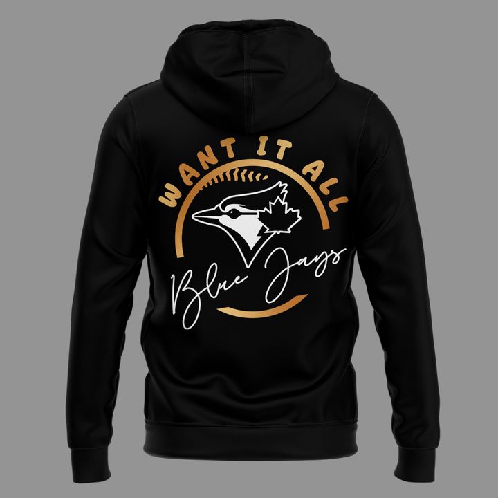Limited Edition Youth Toronto Blue Jays  Black 2025 American League Division Series Champions Locker Room hoodie.