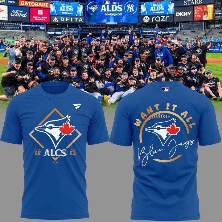 Limited Edition Youth Toronto Blue Jays  2025 American League Division Series Champions Locker Room T-Shirt for fans