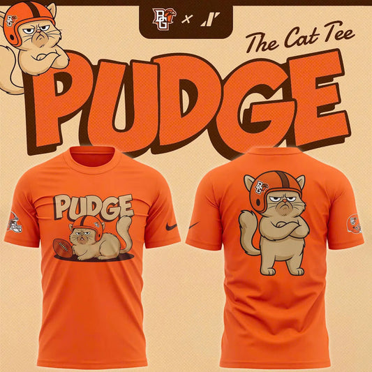 Pudge The Cat T-Shirt Standing v3
