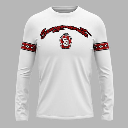 2025 Native American Heritage Helmet Logo Long Sleeve Shirt