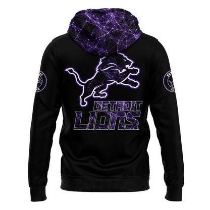 Detroit Lions Domestic Violence Awareness Month Hoodie