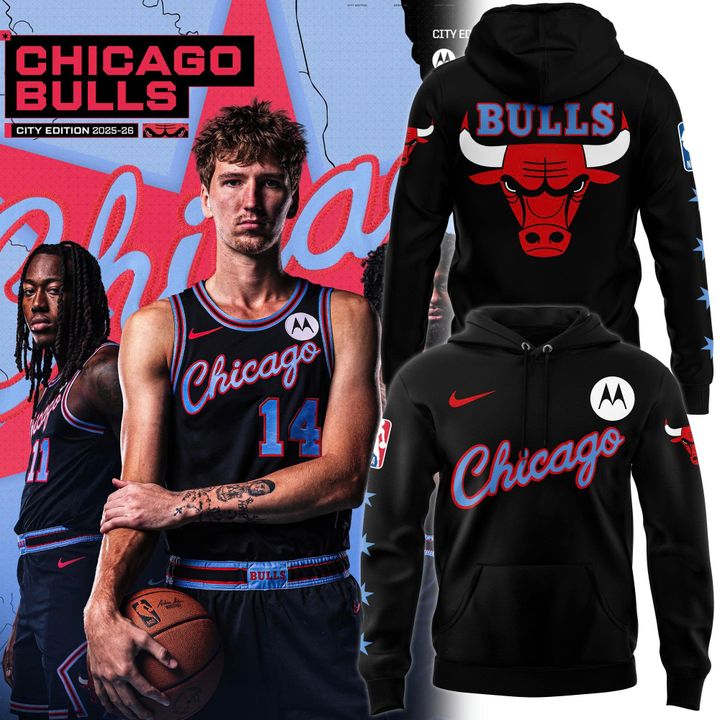 Chicago Bulls 2025/26 City Edition Uniforms Hoodie
