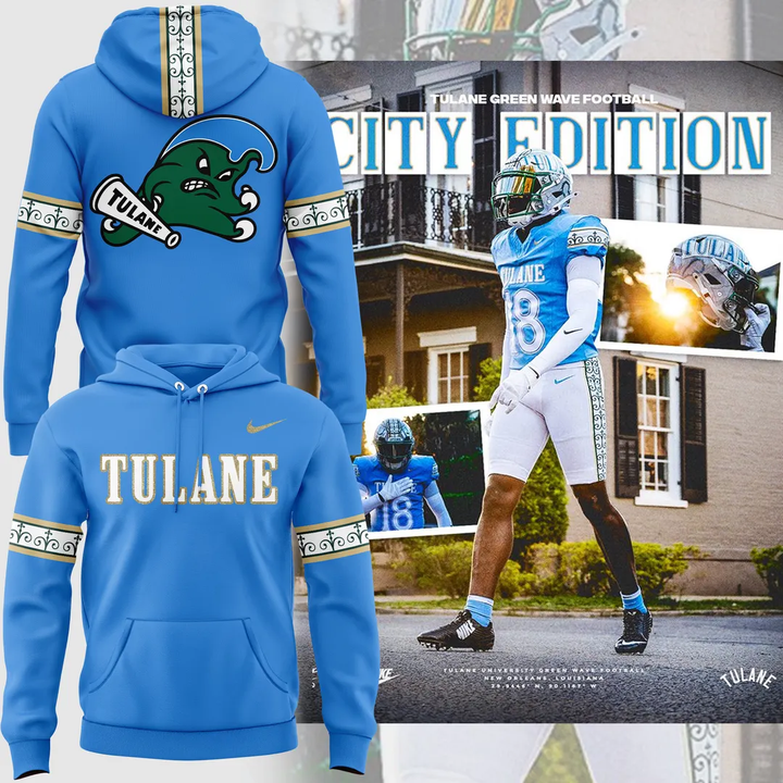 Special New Tulane City Edition Uniform Hoodie