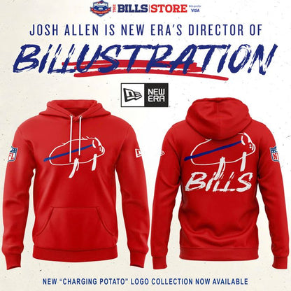 New "Charging Potato" Logo Hoodie (Red)
