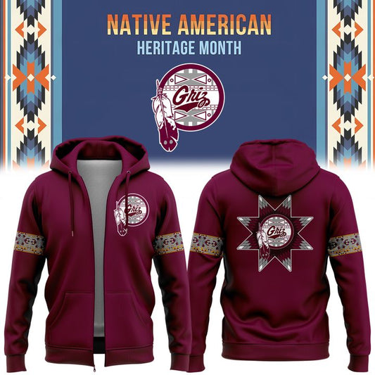 Montana Grizzlies football Native American Heritage Month Zip Hoodie