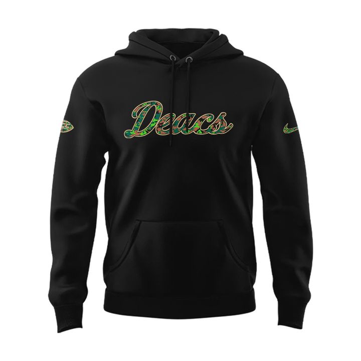 2025 Deacs Wordmark Camo Hoodie