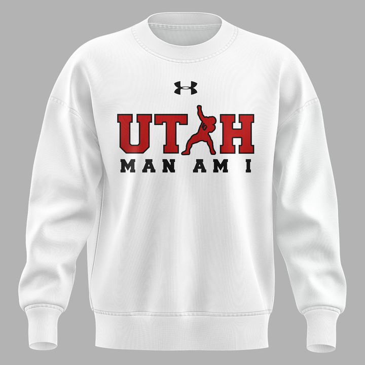 Utah Football Coach Kyle Whittingham "Utah MAN AM I" Combo Sweatshirt