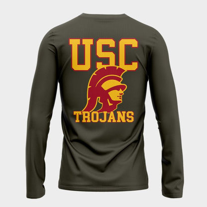 Limited edition Long Tee USC Trojans football for fans