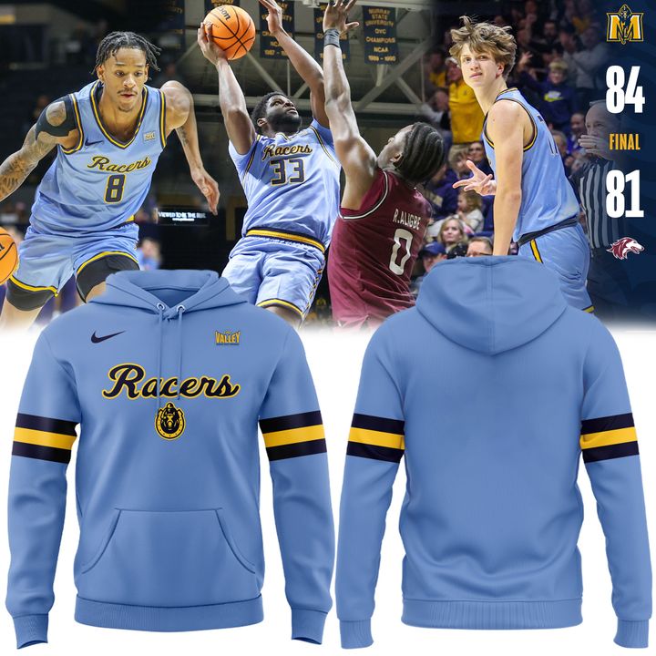 Special 2025 Powder Blue Uniform Murray State Men's Basketball Hoodie 2