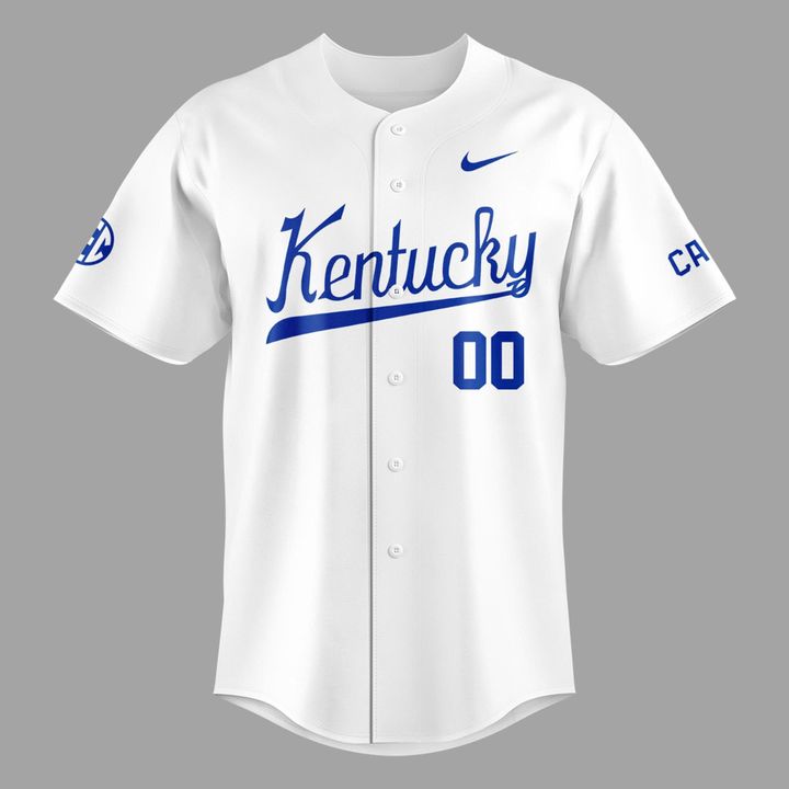 2026 Kentucky Wildcats Baseball White Uniform Baseball Jersey Custom Name Numbers