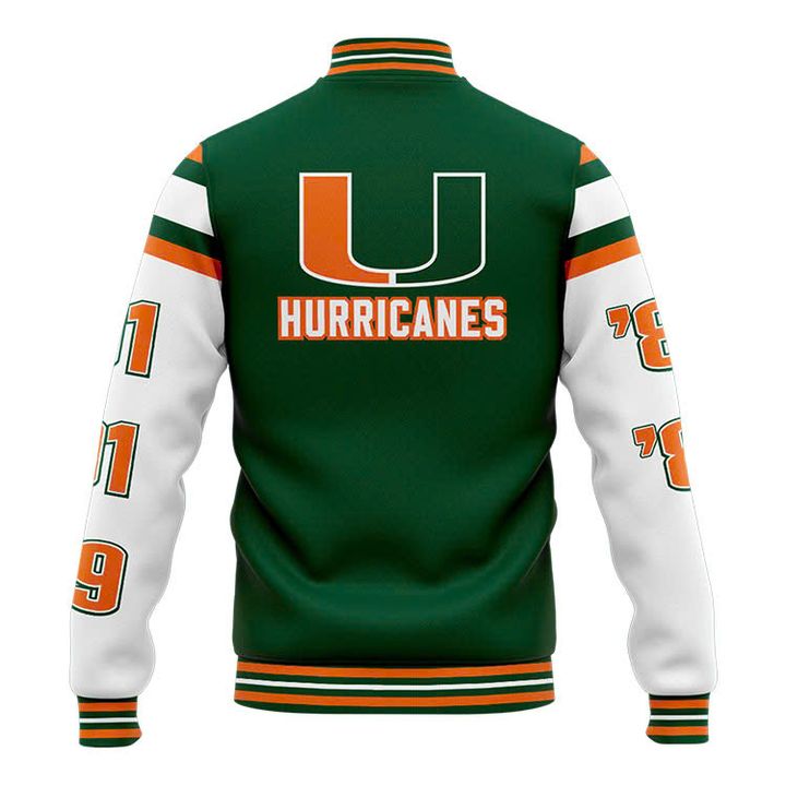 "FREE SHIPPING" - 2026 Miami Hurricanes Football Bomber Jacket