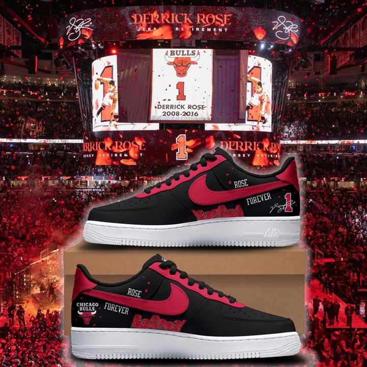 Exclusive SIGNED D-Rose New Shoes Chicago Bulls - Black