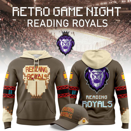 Reading Royals 2026 𝙍𝙚𝙩𝙧𝙤 𝙂𝙖𝙢𝙚 𝙉𝙞𝙜𝙝𝙩 Hoodie