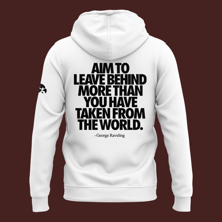 Limited edition Hoodie Honoring Coach Raveling Iowa Hawkeyes men's basketball for fans