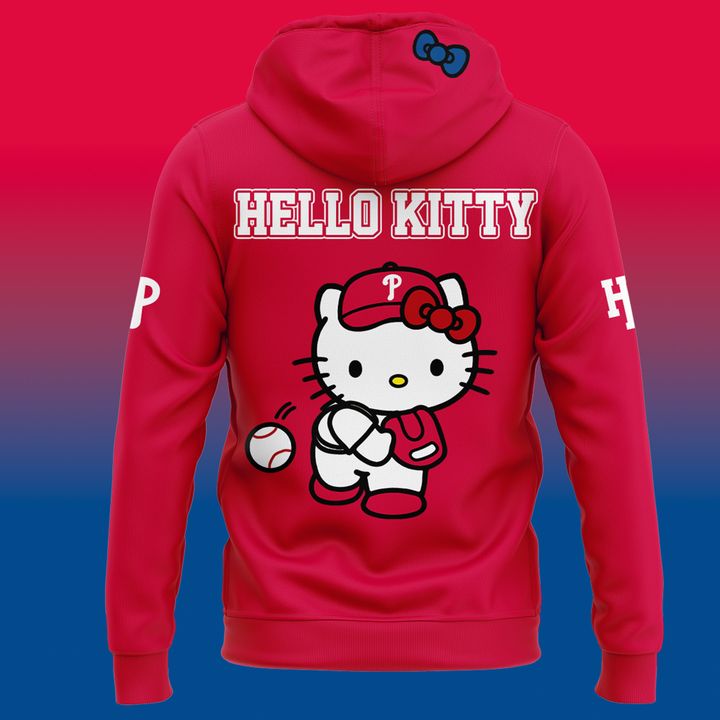 Limited Edition Philadelphia Phillies x Hello Kitty Night Hoodie 2026