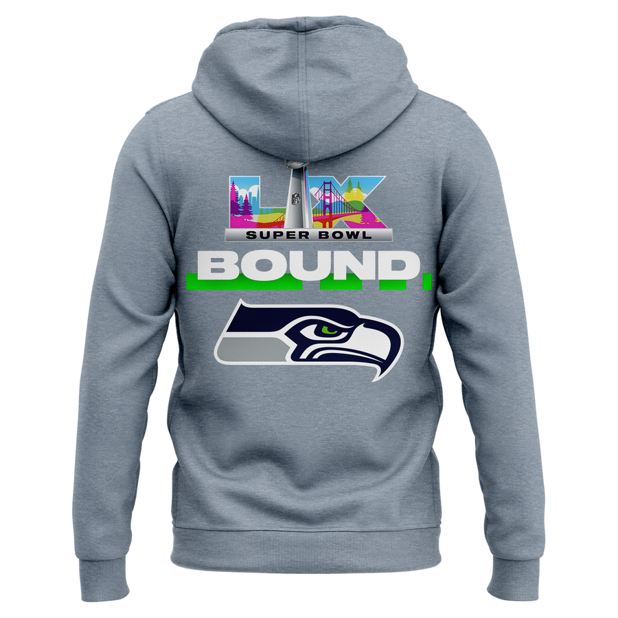 Seahawks 2026 Bowl LX Zip Hoodie