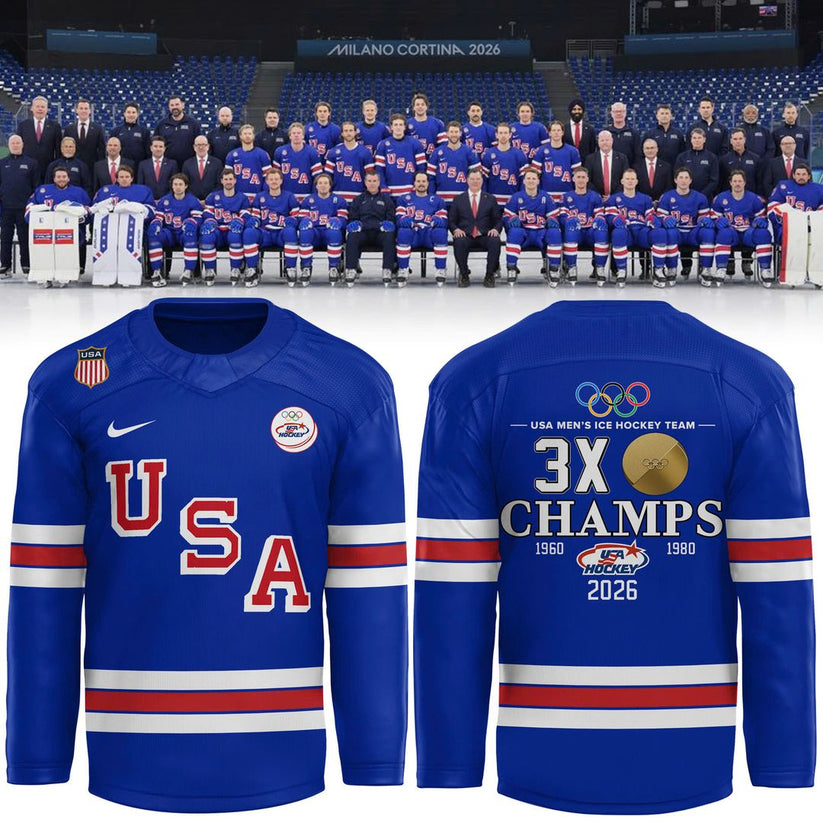 USA 2026 Hockey Jersey V3