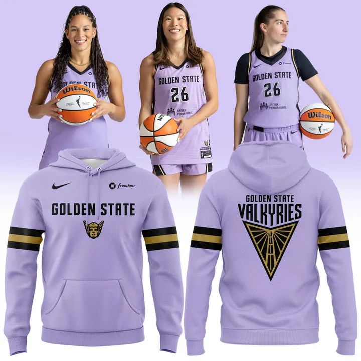 2026 Golden State Valkyries Violet and Heroine Edition Hoodie