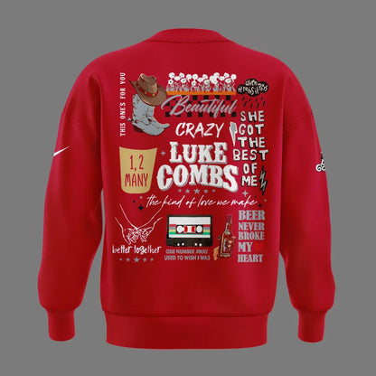 Limited Edition Luke Combs x Ohio State Stadium Sweatshirt