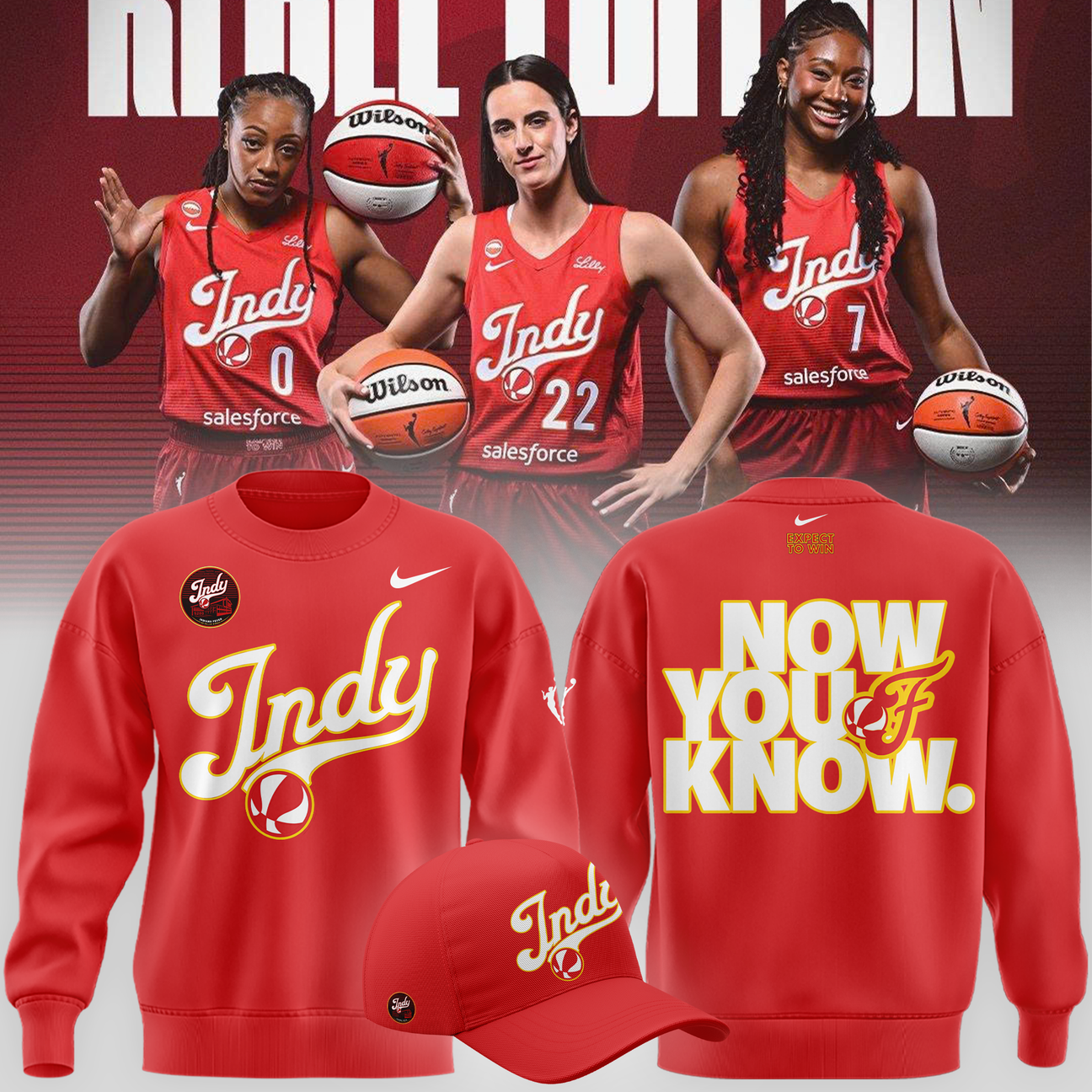 Limited Edition Indiana Fever 2026 SWEATSHIRT