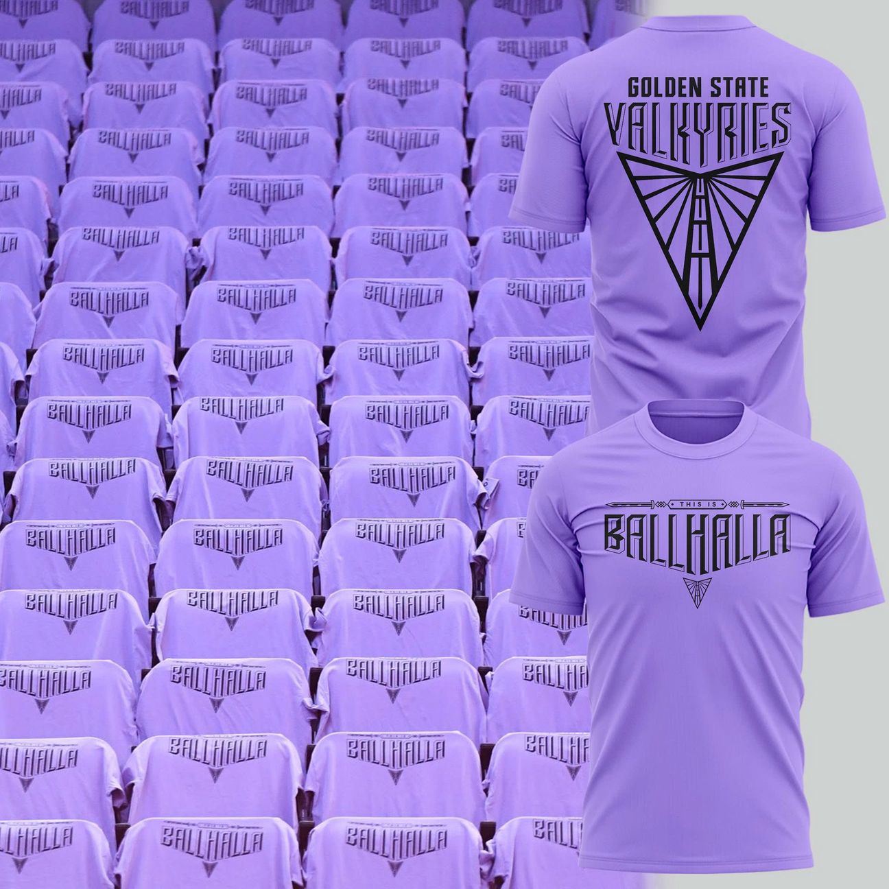 Special 2026 "This Is Ballhalla" Golden State Valkyries T-Shirt