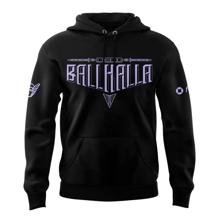2026 Limited edition Hoodie Black "BALLHALLA" Golden State Valkyries