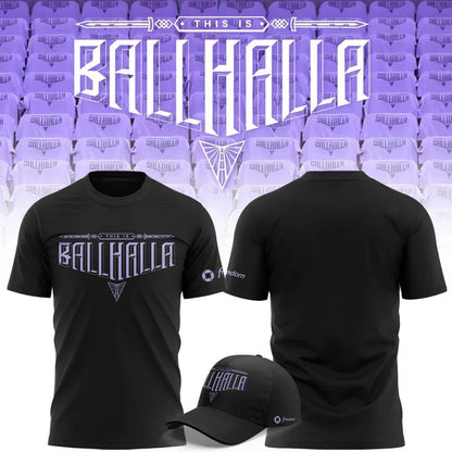 2026 Exclusive Version T-Shirt "BALLHALLA" Golden State Valkyries for fans!