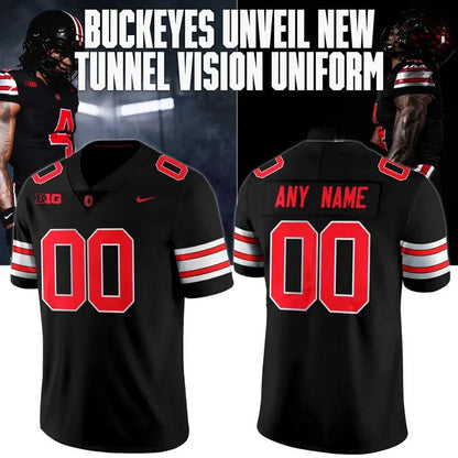 Ohio State Buckeyes Football Blackout Premium Jersey