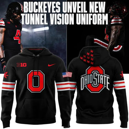 Ohio State Football New All-Black Hoodie