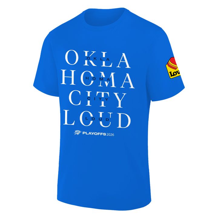 OKC Thunder Game 1 WCF Blue Shirt