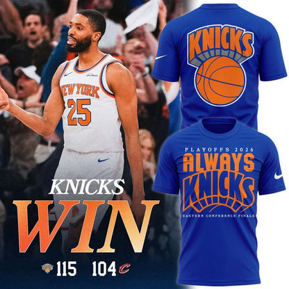 New York Knicks 2026 Playoffs "Always Knicks" Special T-Shirt