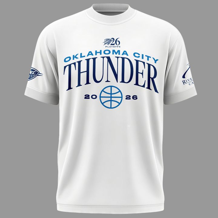 Oklahoma City Thunder Game 2 Of The Western Conference Finals White Tshirt 2026