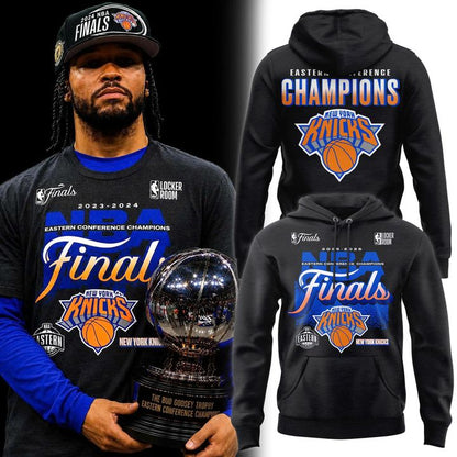 Men's New York Knicks 2026 NBA Eastern Conference Champions Two-Sided Hoodie