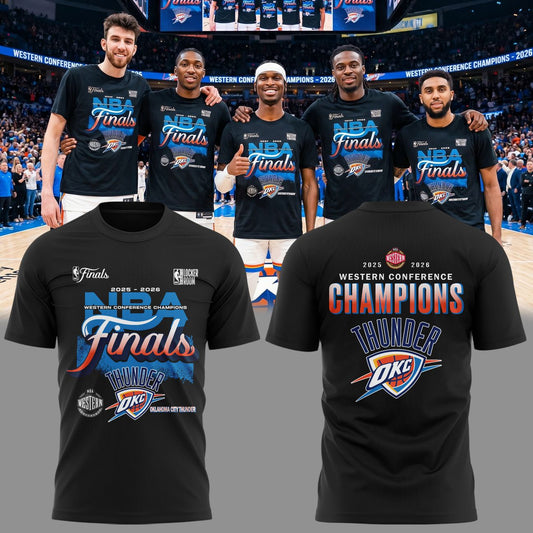 Exclusive Oklahoma City Thunder Finals - OKC Western Conference Champions T-Shirt