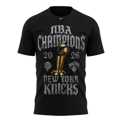New York Knicks 2026 Finals Champions Limited Edition Locker Room T-Shirt