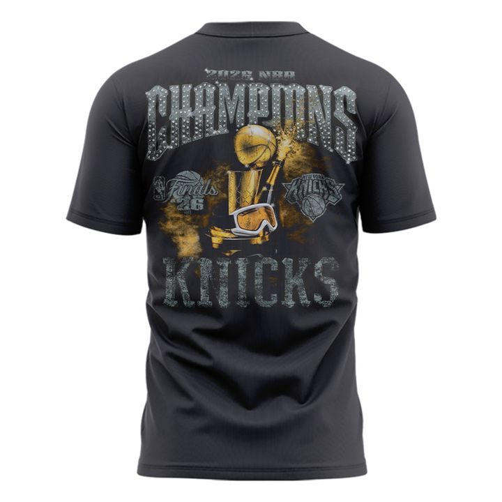 2026 Finals Champions Limited Edition On Court T-Shirt - Gray