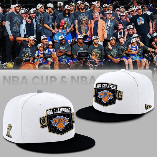 Exclusive Cap Knicks 2026 NBA Champions Locker Room.