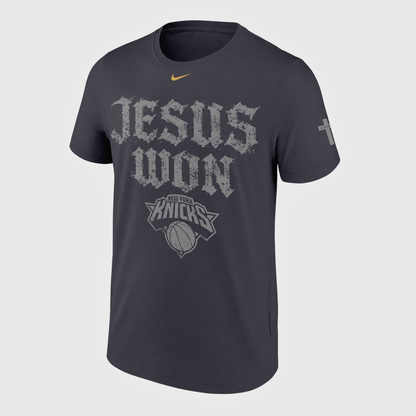 New York Knicks JESUS WON - NBA Champions 2026 T-Shirt
