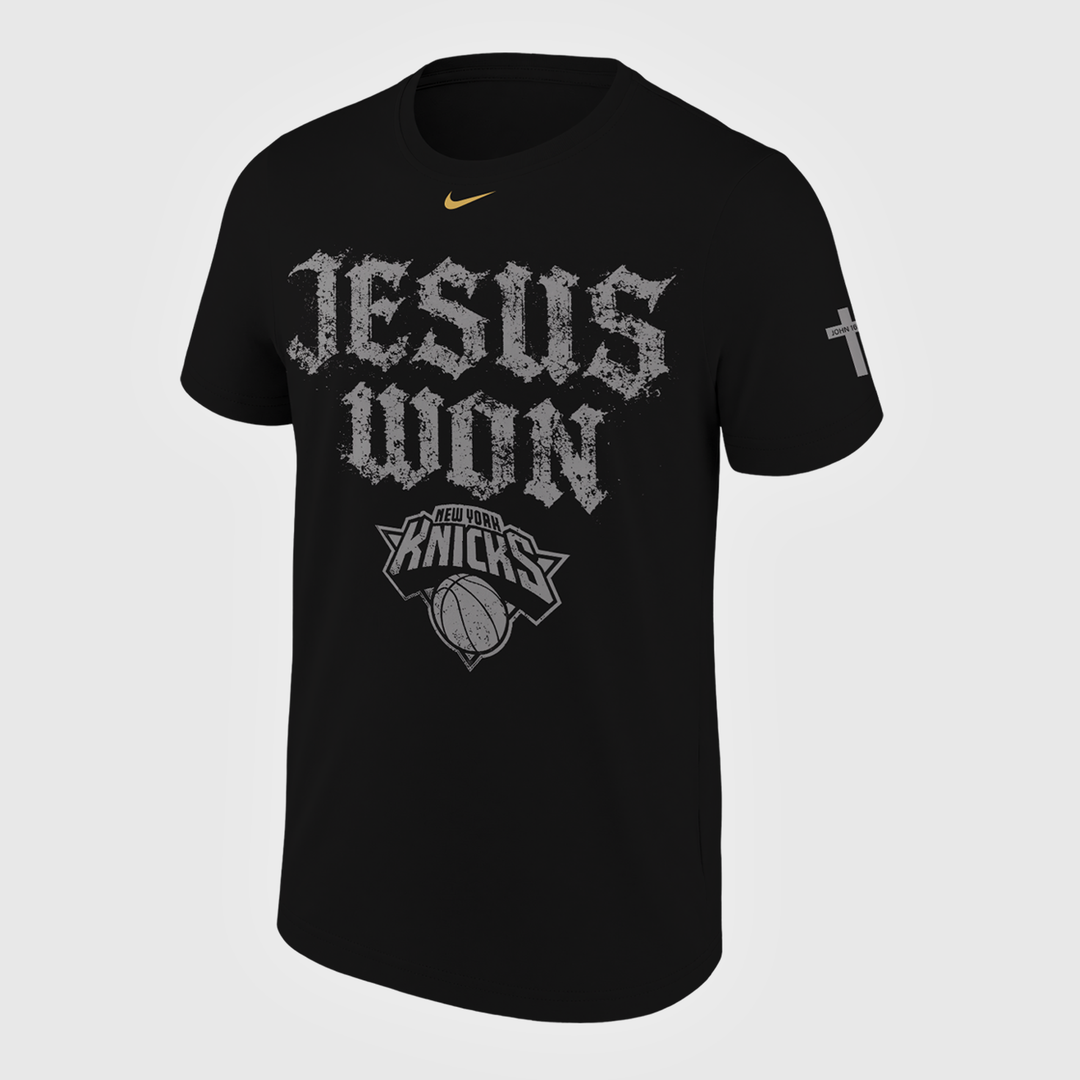 New York Knicks JESUS WON - NBA Champions 2026 T-Shirt